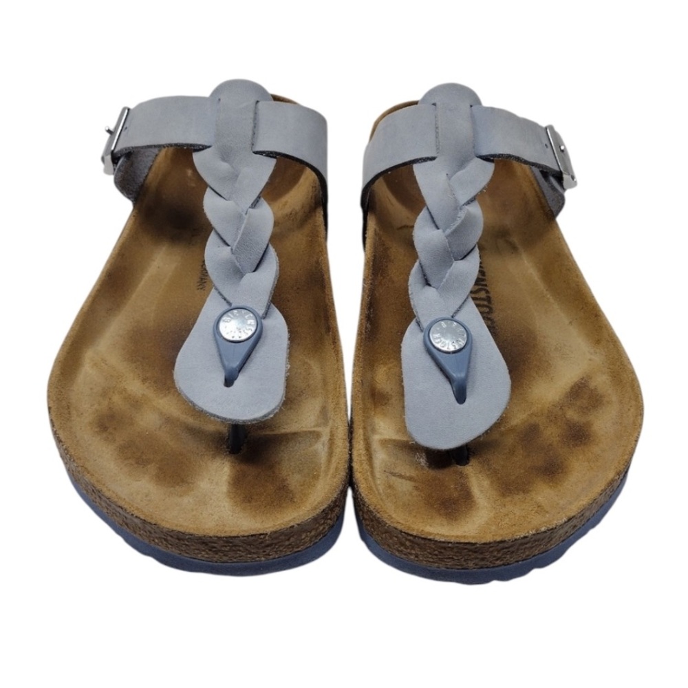 Birkenstock Dusty Blue Gizeh Braided Sandals- Sz 8 - Picture 3 of 6